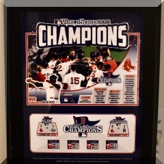 A26. Red Sox 2003 plaque. - $24 